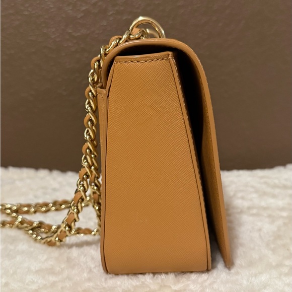 Tory Burch Tan Leather Shoulder Bag - Picture 8 of 11